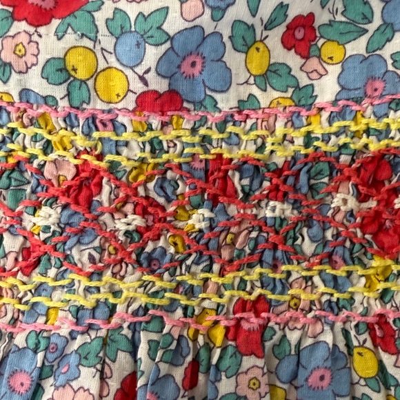 Mini Boden Multicolor Floral Kids Dress - Picture 3 of 3